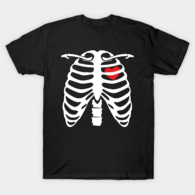 Skeleton Bones - Halloween T-Shirt by Jambo Designs